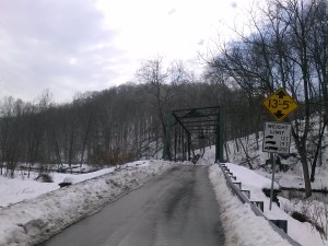 Snow Gunpowder Falls Maryland